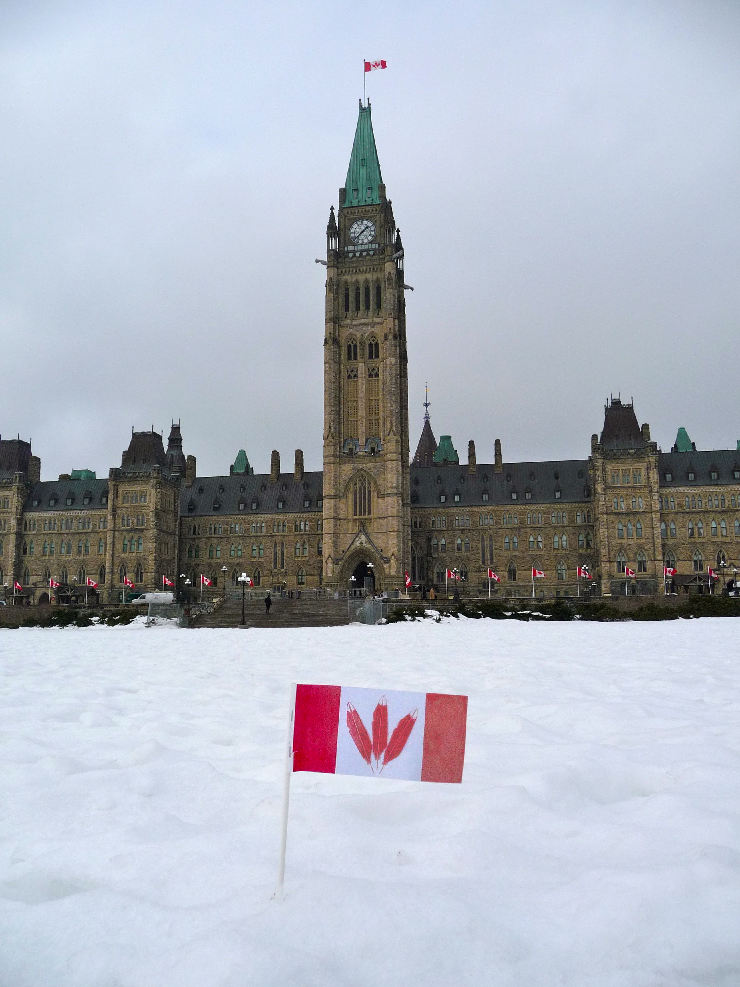 Kanata Flag on Parliament Hill